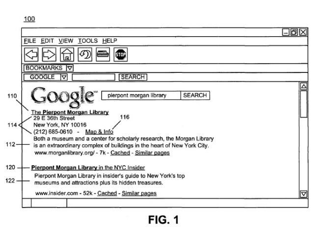 Google-Local-Search-Patent Google Local Search Patent